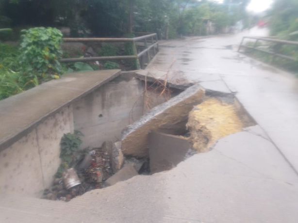 Prohíben paso en puente de Papantla; fue afectado por el norte en Veracruz