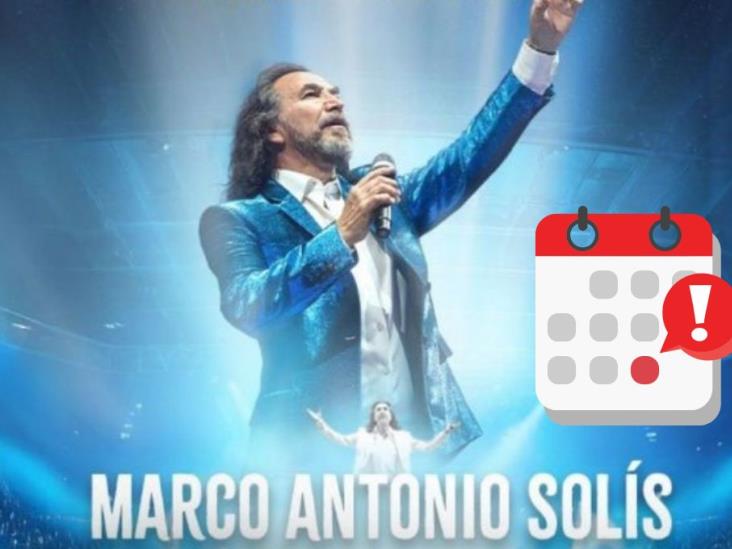 Marco Antonio Solís pospone concierto en Veracruz, esta es la nueva fecha