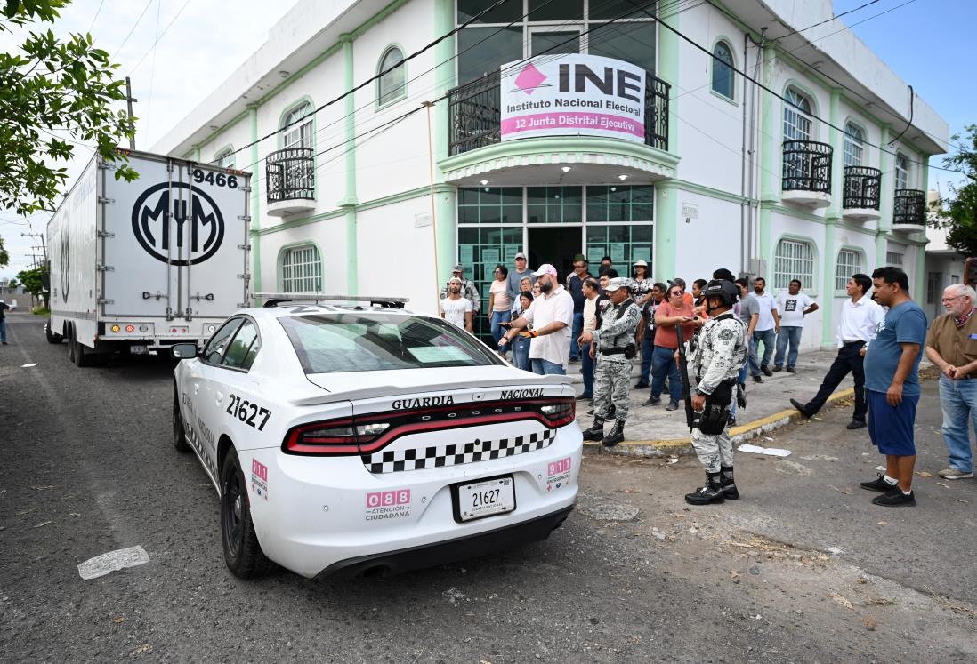 Llegan al INE Veracruz las boletas para la elección del Poder Judicial