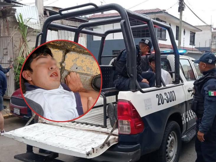 Le dieron su estate quieto; atrapan a sujeto intentando robar en Xalapa