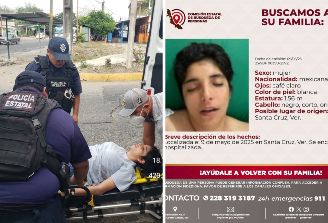 Identifican a joven localizada inconsciente en SAMUV de Cosamaloapan