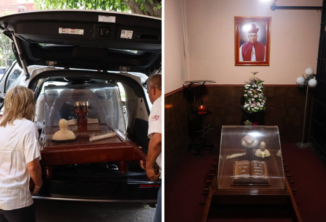 Reliquias de San Rafael Guizar llegan a Veracruz