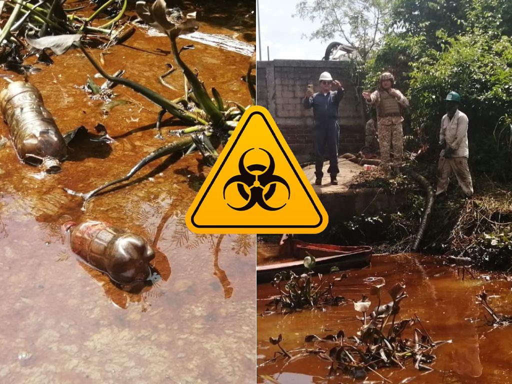 Suman 8 derrames en 2025 en el río Coatzacoalcos; crítico panorama para pobladores de Minatitlán l VIDEO