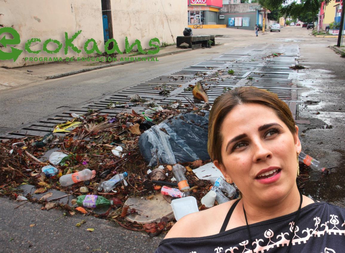 Ambientalistas llaman a no tirar basura en la calle previo a inicio de temporada de lluvias