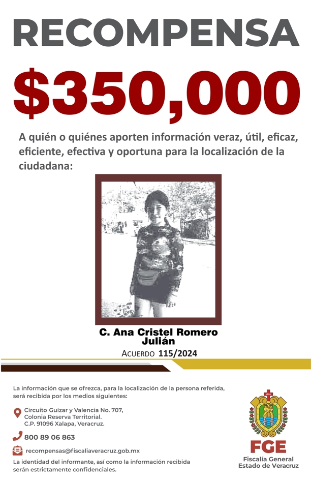 A tres años, familia de Ana Cristel Romero Julián acusa trabas para su búsqueda