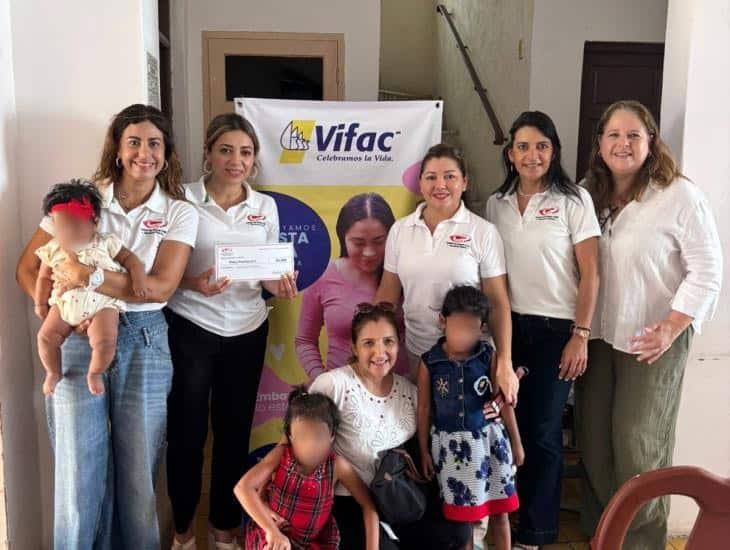 Damas de CMIC Veracruz realizan donativo a VIFAC Veracruz