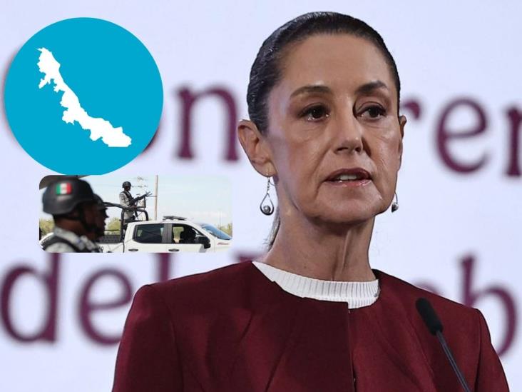 Reitera Sheinbaum despliegue de GN en Veracruz por elecciones