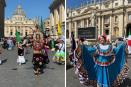 De Coatepec al Vaticano; marching band veracruzana sorprendió a todos en la Plaza de San Pedro (+Video)