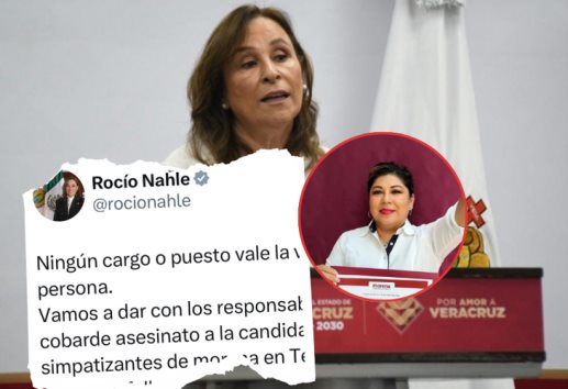 No se descansará hasta dar con los responsables: Rocío Nahle sobre asesinato de candidata en Texistepec