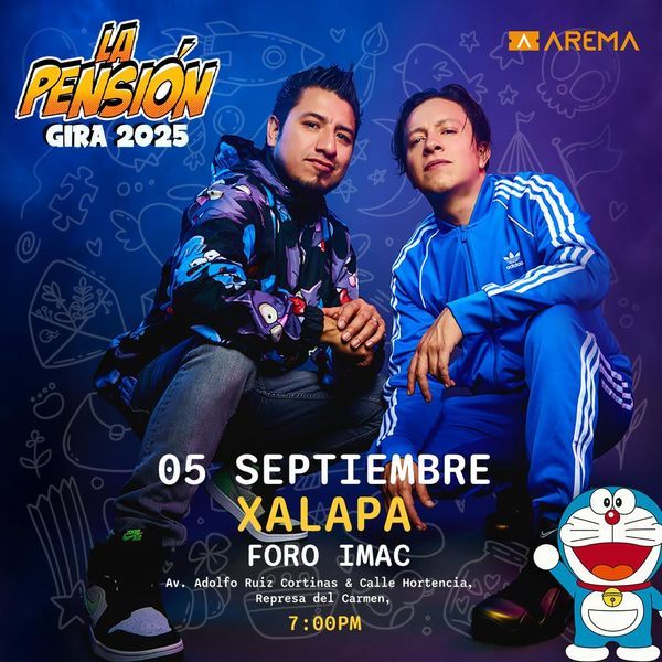 La Pensión Gira 2025 llega a Xalapa con Fedelobo y Criss Martell: Fecha y precio de boletos
