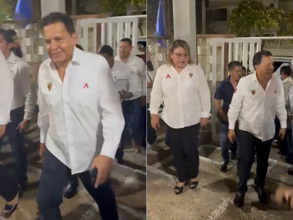 Ricardo Aldana, líder del STPRM hace visita fugaz y sorpresiva a Coatzacoalcos