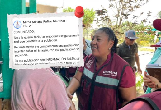 Candidata de Morena en Sayula, denuncia campaña sucia