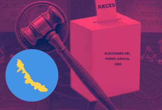 Veracruz y estos estados enfrentan riesgo extremo en comicios judiciales