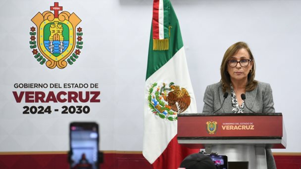 Apoyo federal a gobernadora de Veracruz