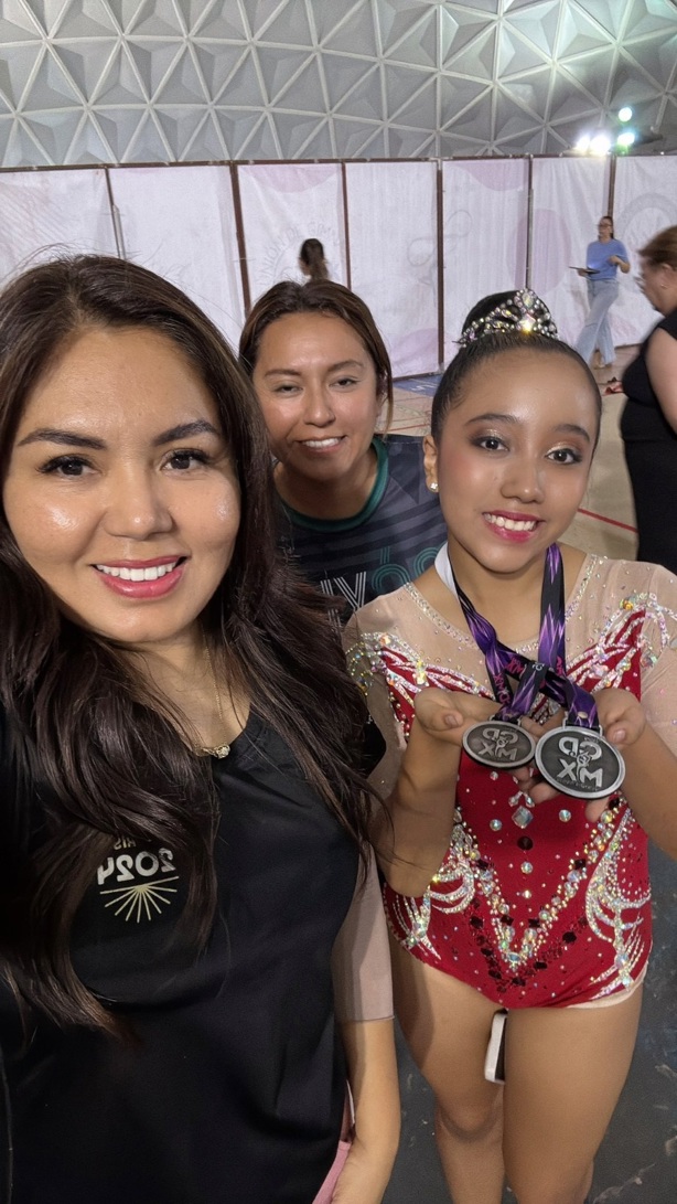 Brillan jóvenes gimnastas en Copa Nacional