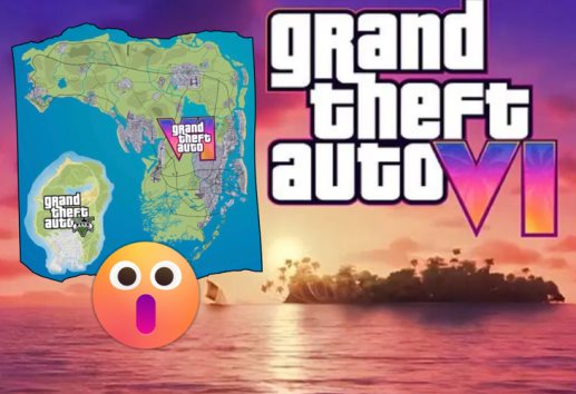¡Quedó revelado! Este sería el mapa de Grand Theft Auto VI