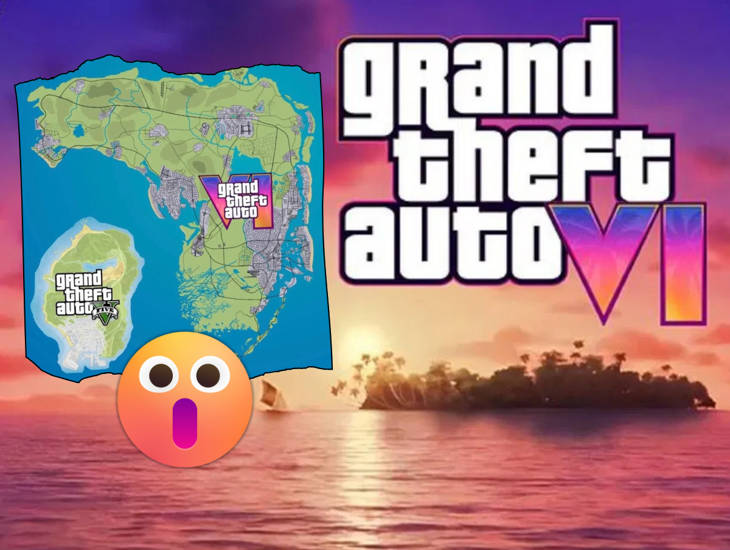 ¡Quedó revelado! Este sería el mapa de Grand Theft Auto VI