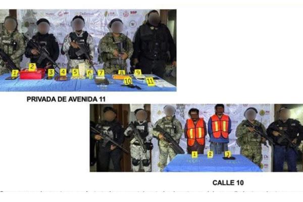Dos detenidos y objetos asegurados en cateos realizado en Yanga