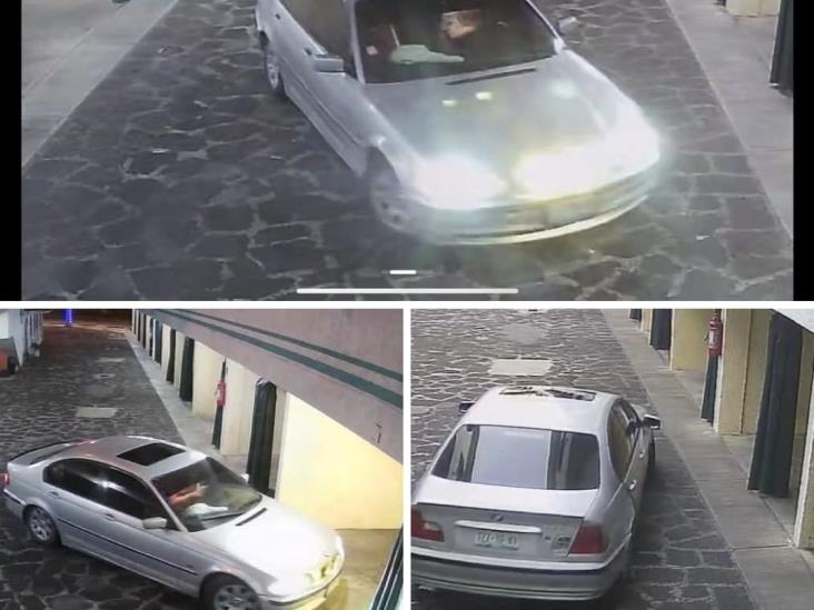 Buscan a conductor de BMW por insólito robo en un motel en Xalapa