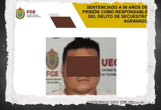 Hombre es sentenciado a 90 años de prisión; por secuestro agravado en Córdoba 