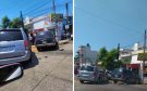 Aparatoso choque entre camionetas en el centro de Veracruz deja un lesionado