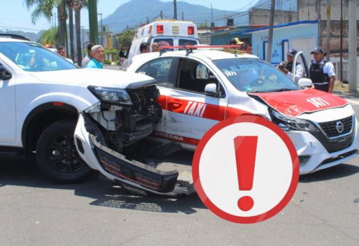 Fuerte choque en Orizaba deja dos lesionados; presuntamente conducía exalcalde de Ixhuatlancillo
