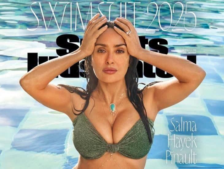 Salma Hayek en la portada de Sports Illustrated, revela las razones por las que casi cancela este proyecto