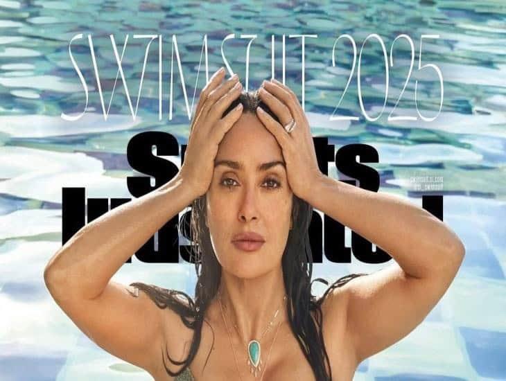 Salma Hayek posa en bikini para la portada de Sports Illustrated