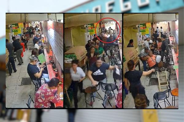 Caos en el Mercado Jáuregui de Xalapa: estalla extintor y desata el pánico (+VIDEO)