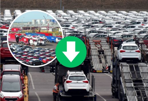 Se desploman exportaciones automotrices de México