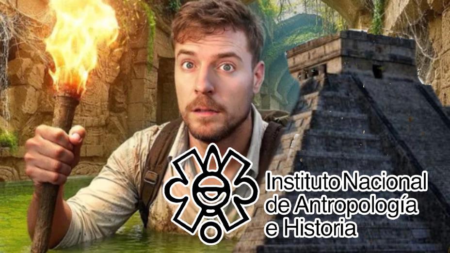 INAH aclara polémica tras visita de MrBeast a zona arqueológica en Campeche