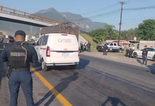 Muere lavador de tráileres atropellado en la autopista Córdoba-Puebla