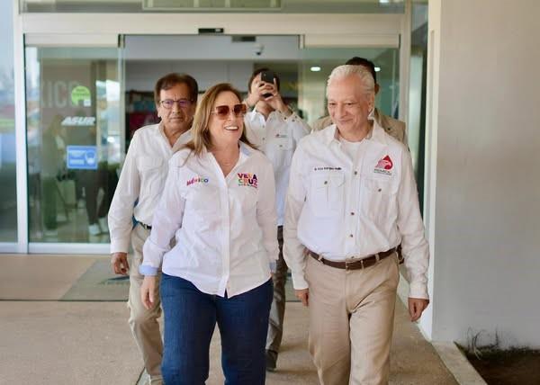 Rocío Nahle sostiene reunión en Veracruz con director de Pemex Víctor Rodríguez Padilla