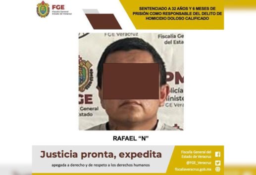 Sentencian a 32 años de prisión a homicida de menor en Tlapacoyan