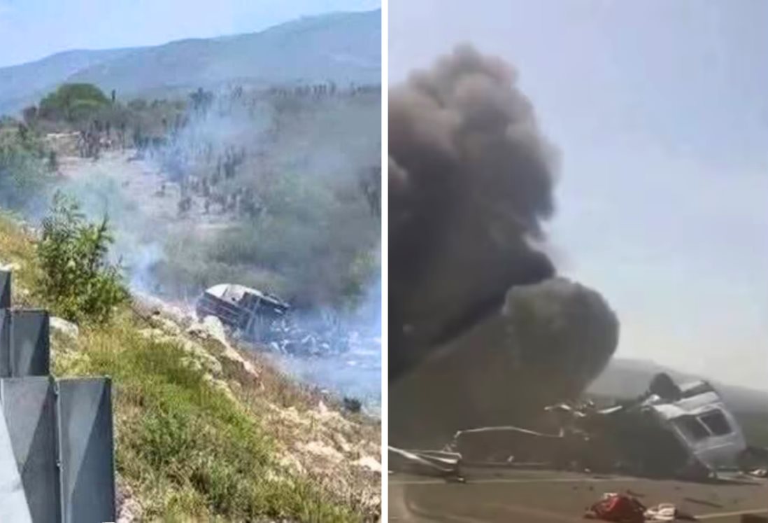 Terrible accidente en carretera Cuacnopalan-Oaxaca deja 20 muertos y 10 heridos