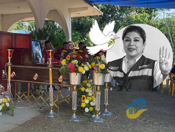 Entre lágrimas despiden a Yesenia Lara, candidata asesinada en Texistepec