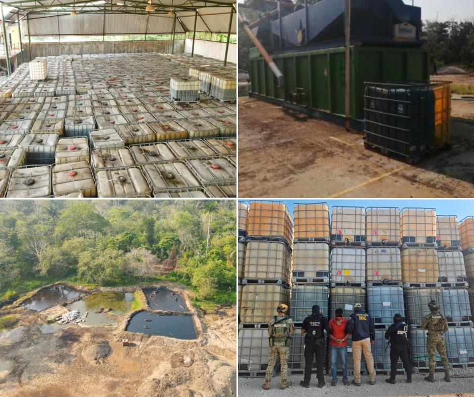 Nuevo golpe al huachicol: aseguran un millón de litros de hidrocarburo en Tabasco