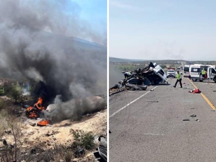 Fatal accidente en límites de Oaxaca y Puebla; más de 20 muertos y una decena de heridos