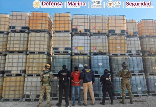 Semar confisca 1.5 millones de litros de hidrocarburos en Tabasco