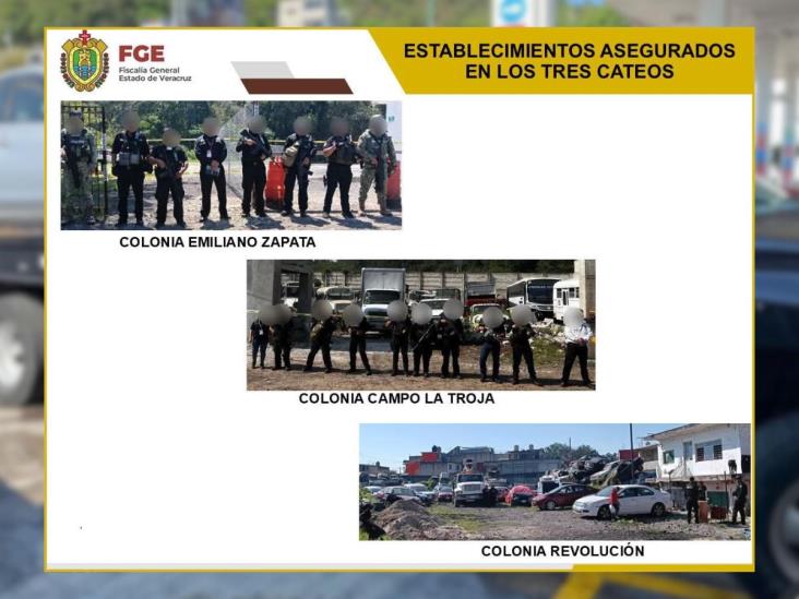 Confirma FGE Veracruz aseguramiento de tres corralones en Xalapa