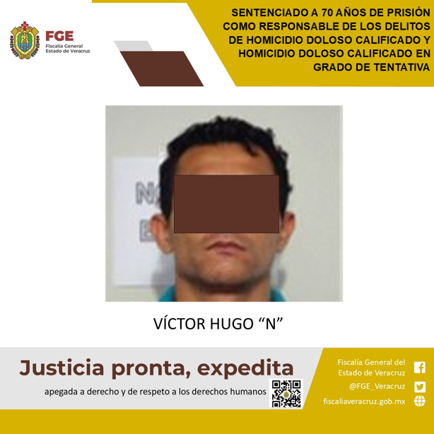 Sentencian a 70 años de prisión a autor de masacre; abandonó cuerpos en zona de Voladores de Papantla de Boca del Río