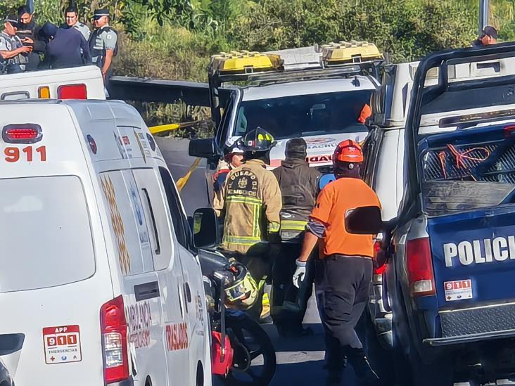 Tragedia en la Xalapa-Perote, dos muertos tras brutal choque