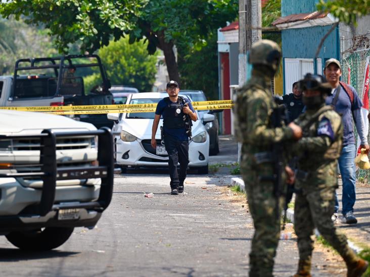 Con drones despliegan otro operativo en Boca del Río tras asesinato de agentes de la FGR