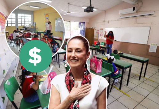 Claudia Sheinbaum anuncia incremento salarial para maestros en México; y otros beneficios