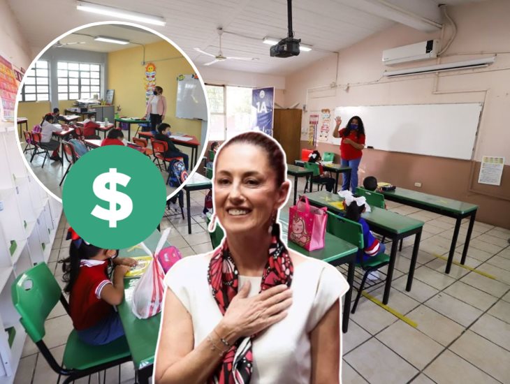 Claudia Sheinbaum anuncia incremento salarial para maestros en México; y otros beneficios