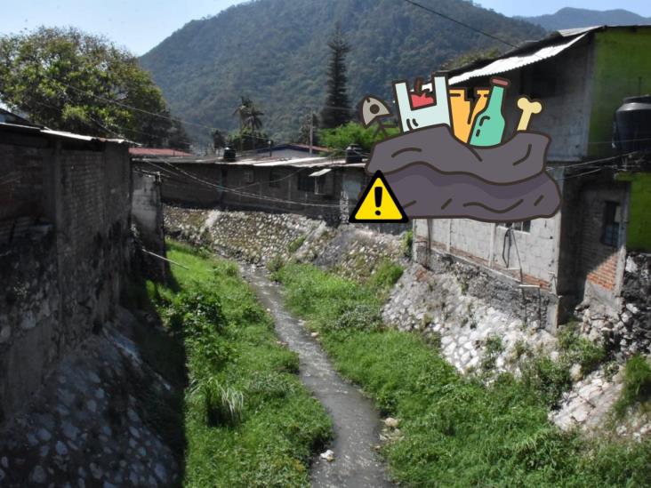 En Río Blanco piden limpiar río La Carbonera; lluvias podrían desbordarlo