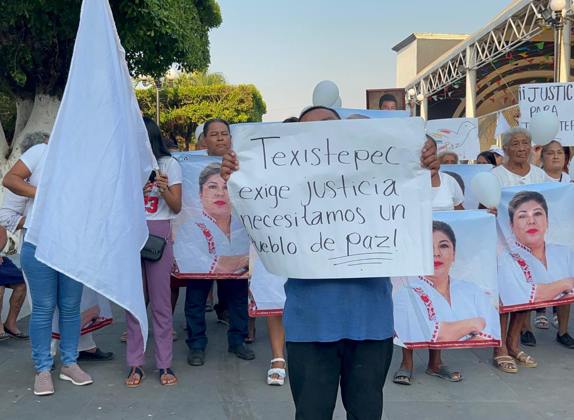 Aunque con miedo, marchan por la justicia y la paz en Texistepec l VIDEO