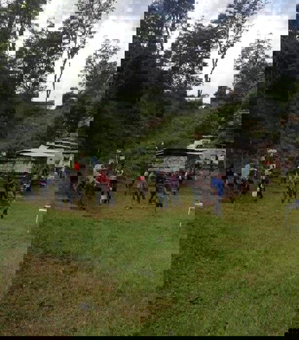 En salones de trapo y lonas, así dan clases maestros en escuelas de Xalapa