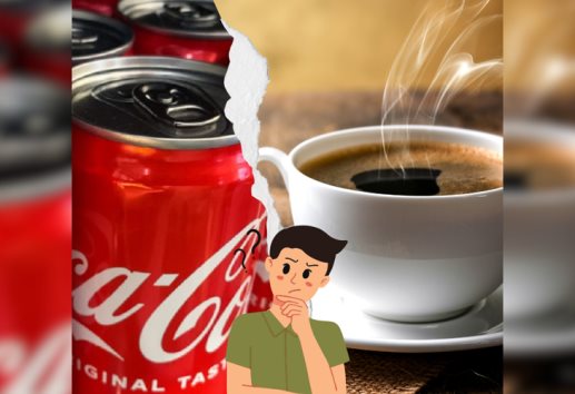¿A cuántas tazas de café equivale una lata de Coca-Cola? Te decimos