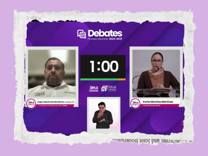 Elecciones 2025: solo llegó un candidato a debate del OPLE en Perote